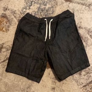 Hollister jean shorts with drawstring waistband